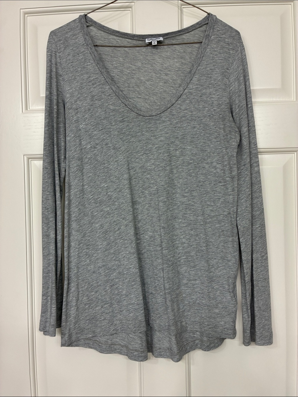 Splendid Gray Long Sleeve Tee Shirt Size Small